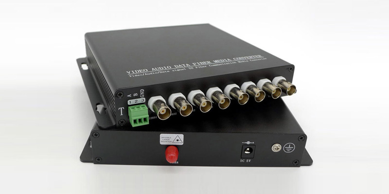 8 channel Video to Fiber Converter Used in AHD CVI TVI CVBS ...